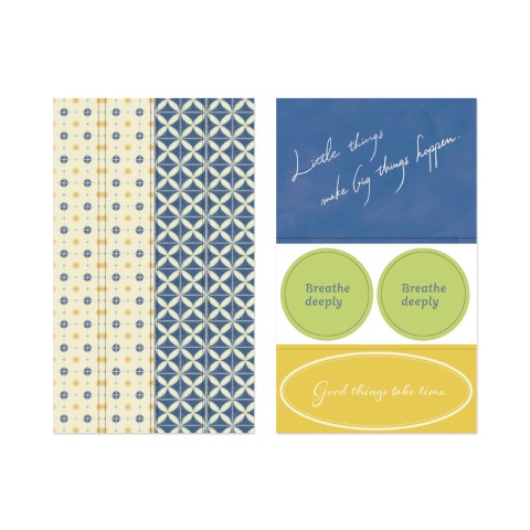 Midori Decoration Sticker - Mist Blue