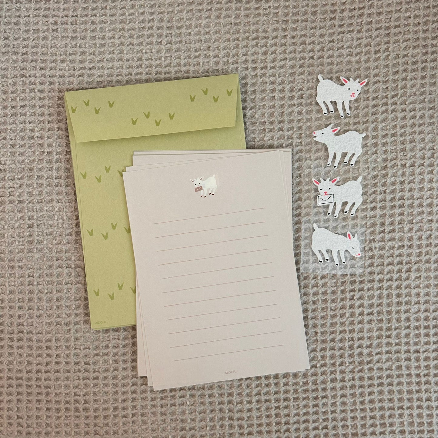 Midori Letter Set - Goat