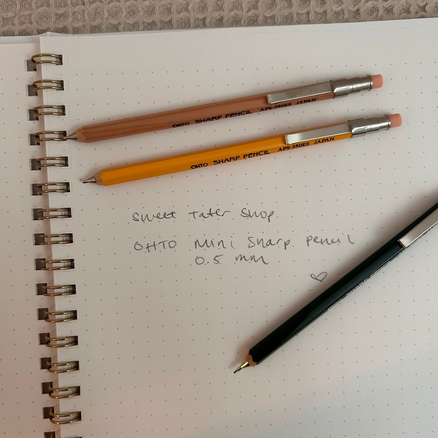 OHTO Mini Wooden Mechanical Pencil 0.5 mm